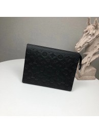 Louis Vuitton Monogram Eclipse POCHETTE VOYAGE MM M61692 Black HY11956EW67