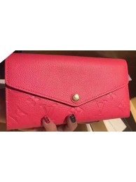 Louis Vuitton Monogram Empreinte Josephine Wallet M61369 Rose HY10633hi67