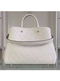 Louis Vuitton Monogram Empreinte MONTAIGNE GM Bag M41069 White HY4067jo45
