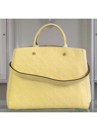 Louis Vuitton Monogram Empreinte MONTAIGNE GM Bag M41069 Yellow HY957Is53