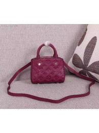 Louis Vuitton Monogram Empreinte NANO MONTAIGNE Bag M50865 Purple HY11683tQ92