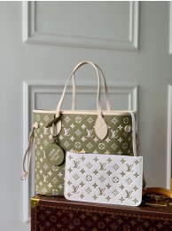 Louis Vuitton Monogram Empreinte NEVERFULL MM M46102 Green&Gray HY9979fj51