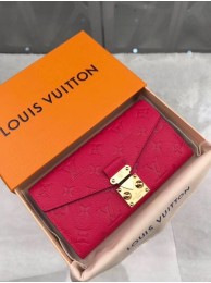 Louis Vuitton Monogram Empreinte PALLAS WALLET M62458 red HY6660Kd37