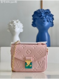 Louis Vuitton Monogram Empreinte POCHETTE METIS BB M81390 pink HY8445Lp50