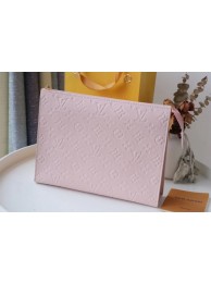 Louis Vuitton Monogram Empreinte POCHETTE VOYAGE MM M41058 pink HY8353Mc61