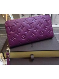 Louis Vuitton Monogram Empreinte Zippy Wallet X60017 Purple HY17654zS17
