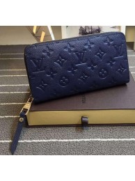 Louis Vuitton Monogram Empreinte Zippy Wallet X60017 Royal HY12845sf78