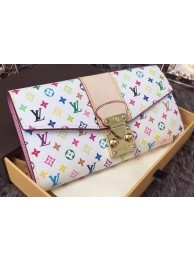 Louis Vuitton Monogram Multicolore PALLAS WALLET M58289 White HY14121NP24
