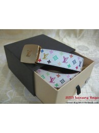 Louis Vuitton Monogram Multicolore Reversible Belt M6890K HY25182UF26