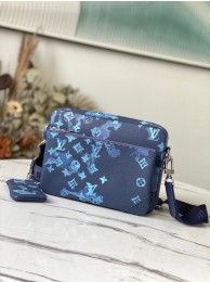 Louis Vuitton Monogram Original Leather Trio POCHETTE METIS Bag M57840 Navy HY7383fc78