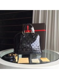 Louis Vuitton Monogram Vernis Alma PM M91611 Brown HY12854Gh26