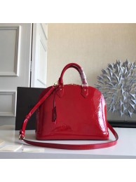 Louis Vuitton Monogram Vernis Alma PM M91611 Red HY23804Gh26