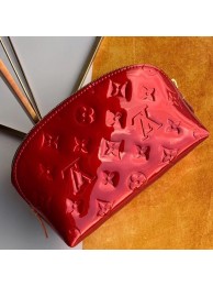 Louis vuitton Monogram Vernis Leather COSMETIC POUCH M90172 Burgundy HY905rf73