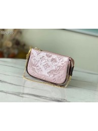 Louis Vuitton Monogram Vernis MINI POCHETTE ACCESSOIRES M58009 pink HY4278gE29