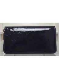 Louis Vuitton Monogram Vernis Zippy Wallet M90227 Black HY7965fw56