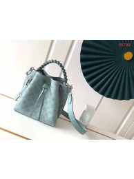 Louis Vuitton MURIA Mahina perforated calf leather M55800 sky blue HY16210Av26