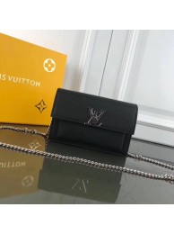 Louis Vuitton MYLOCKME BB CHAIN LOUISE M63471 black HY14150TV86
