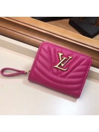 LOUIS VUITTON NEW WAVE COMPACT WALLET M63789 Peach red HY3520FA31