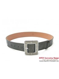 Louis Vuitton Octogone Monogram Vernis Belt M9832U Silver HY5654DI37