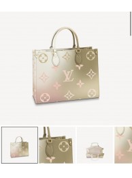 Louis Vuitton Onthego Original Leather MM M20510 Gray HY7979Oq54