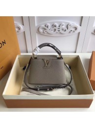 Louis vuitton original CAPUCINES MINI N94047 grey HY27075Wi77