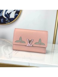 Louis vuitton original CAPUCINES wallet M63222 pink HY13831xa43