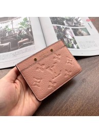 Louis vuitton original CARD HOLDER M69171 pink HY12576nV16