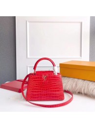 Louis vuitton original crocodile CAPUCINES PM M94587 red HY5631ea89