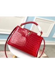 Louis vuitton original crocodile CAPUCINES PM N93163 red HY14520Zr53
