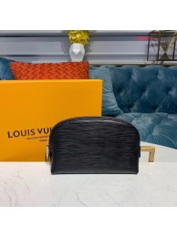 Louis vuitton original Epi Leather COSMETIC POUCH PM M52030 black HY26818JD28