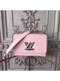 Louis vuitton original epi leather TWIST MM M50332 pink HY18257Zw99