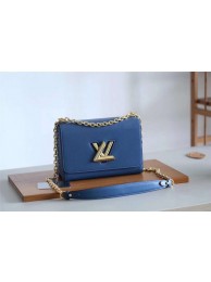 Louis vuitton original epi leather TWIST MM M52870 blue HY7370sf78