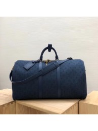 Louis vuitton original KEEPALL BANDOULIERE 50 M44644 Navy HY25481kC27