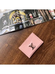 Louis vuitton original LOCKME CARD HOLDER M68555 pink HY22225aj95