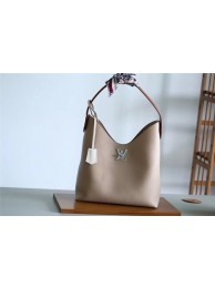 Louis vuitton original LOCKME HOBO M44330 Beige HY13607Lo54