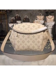 Louis Vuitton original Mahina Leather BABYLONE CHAIN BB M51767 cream HY10254Hn31