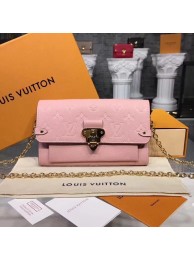 Louis vuitton original mongram empreinte CHAIN WALLET M63399 Rose Poudre HY24170nS91