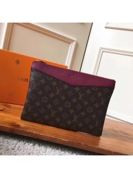 Louis vuitton original Monogram Canvas DAILY POUCH M62048 Bordeaux HY3312Ym74