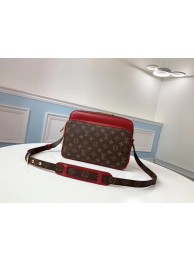 Louis vuitton original monogram canvas Shoulder Bag M51478 red HY4712gN72