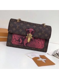 Louis vuitton original monogram canvas VICTOIRE M43731 rose HY1748Ty85
