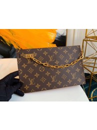 Louis Vuitton Original Monogram Canvas Zipper Clutch bag M44388 HY5730ki86