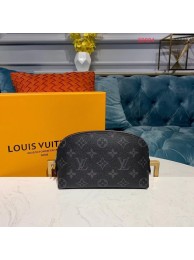 Louis vuitton original Monogram COSMETIC POUCH PM M52030 black HY7904Yo25