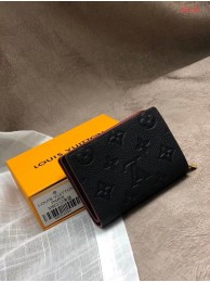 Louis Vuitton Original Monogram Empreinte CLEA WALLET M80152 Navy Blue HY757Ym74