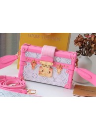 Louis vuitton original PETITE MALLE M40273 pink HY14611DV39