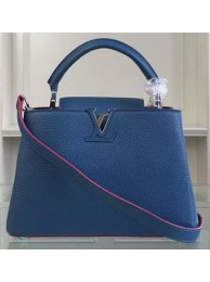 Louis Vuitton Original Taurillon Leather CAPUCINES BB Bag M90294 Blue HY13918hi67