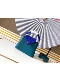 Louis Vuitton Original Taurillon leather CAPUCINES BB M95509 blue HY17415vj67
