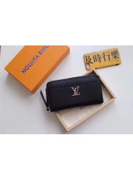 Louis Vuitton original ZIPPY LOCKME M62622 BLACK HY10579fH28