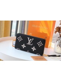 Louis Vuitton Original ZIPPY wallet M69794 black HY25278AM45