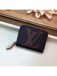 Louis vuitton original ZIPPY zipper pocket M67690 brown HY9401EW67