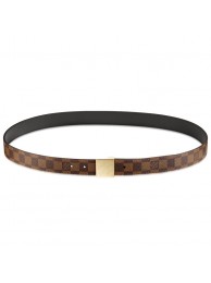 Louis Vuitton Paris Damier Canvas With Golden Buckle Belt M6944Q HY8417vX33